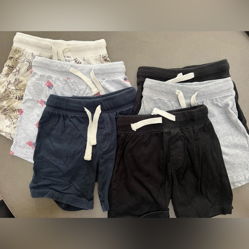 Old Navy 2T Drawstring Jersey Shorts Bundle